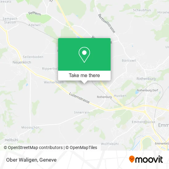 Ober Waligen map