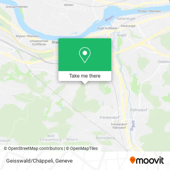 Geisswald/Chäppeli map