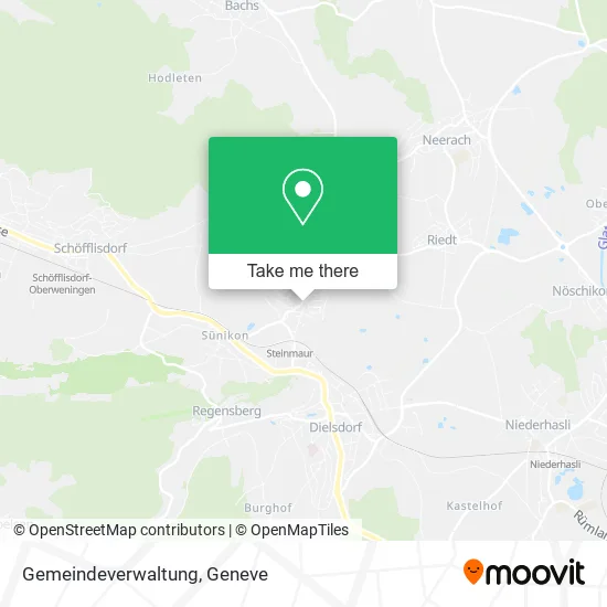 Gemeindeverwaltung map