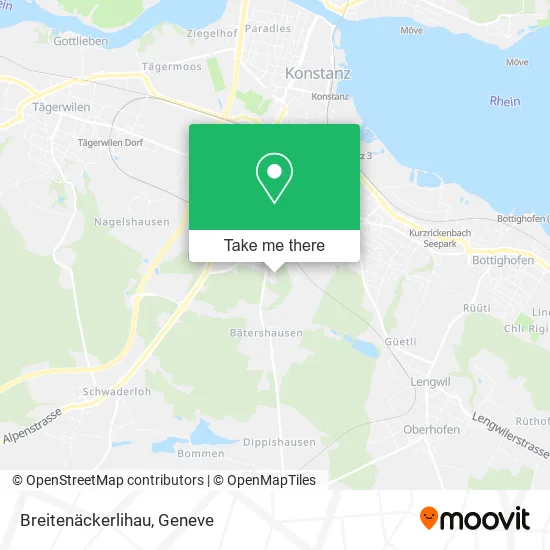 Breitenäckerlihau map