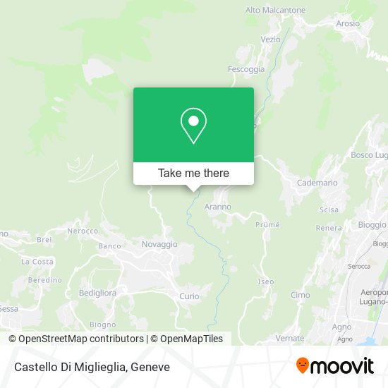 Castello Di Miglieglia map