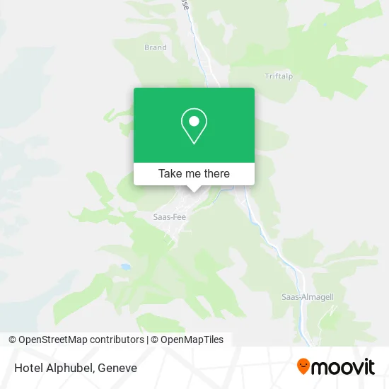 Hotel Alphubel map