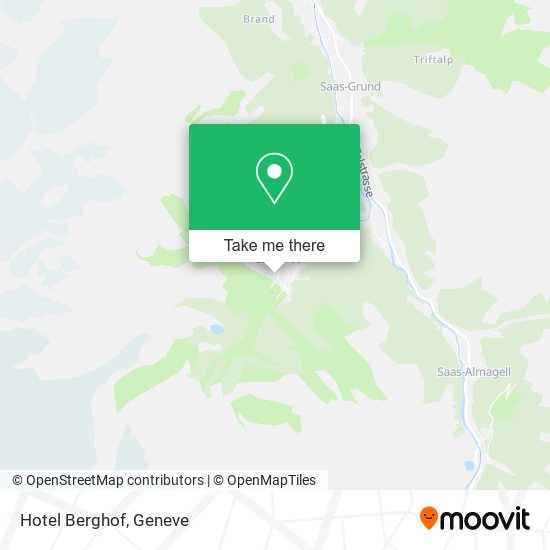 Hotel Berghof map