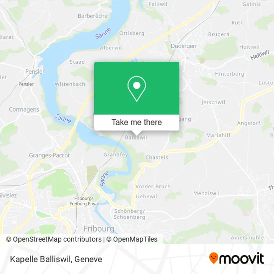 Kapelle Balliswil map