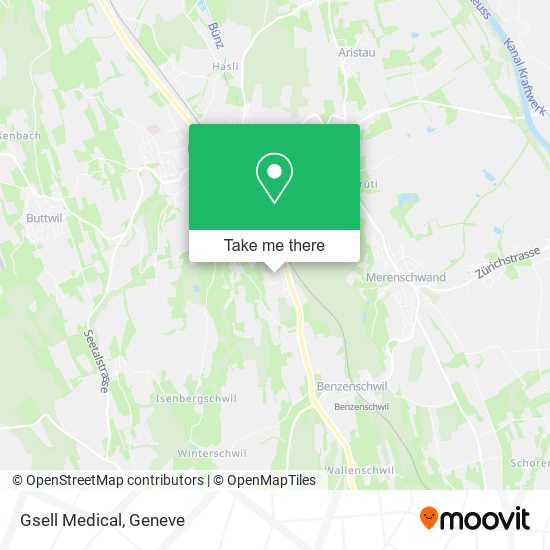 Gsell Medical map