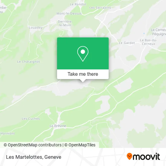 Les Martelottes map