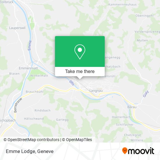 Emme Lodge map