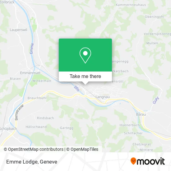 Emme Lodge map
