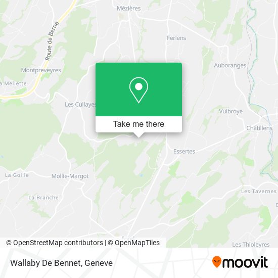 Wallaby De Bennet map