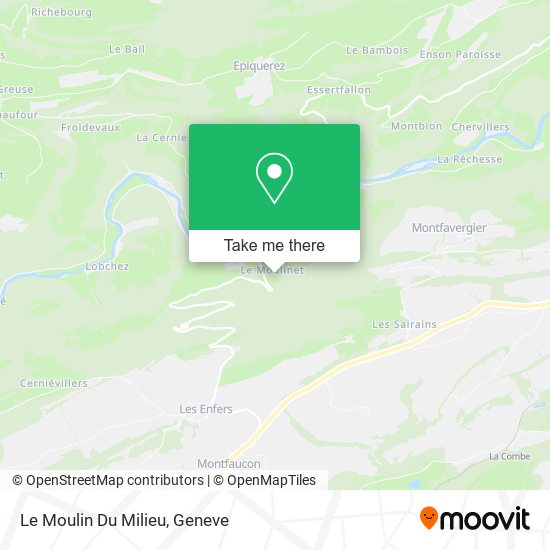 Le Moulin Du Milieu map