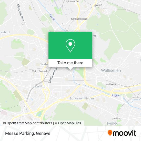 Messe Parking map