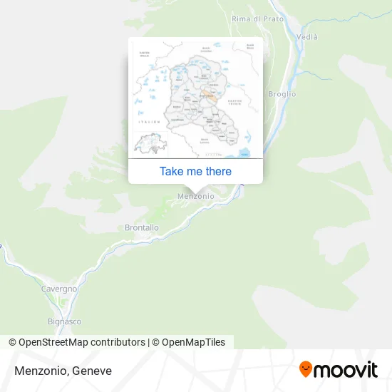 Menzonio map