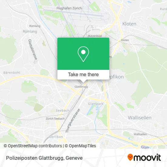 Polizeiposten Glattbrugg map
