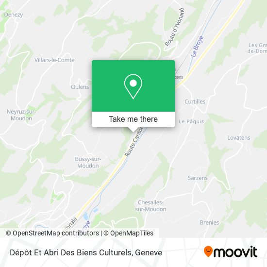 Dépôt Et Abri Des Biens Culturels map
