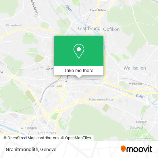 Granitmonolith map