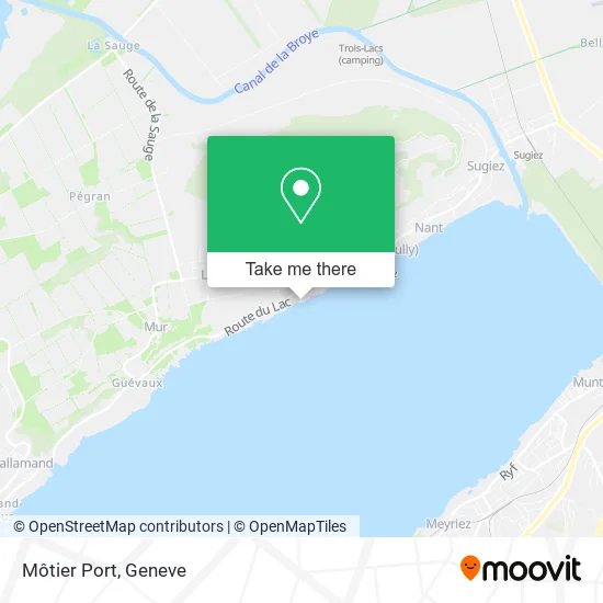 Môtier Port map