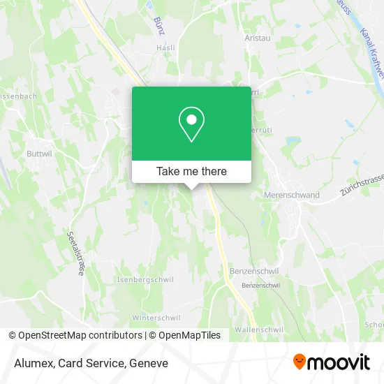 Alumex, Card Service map