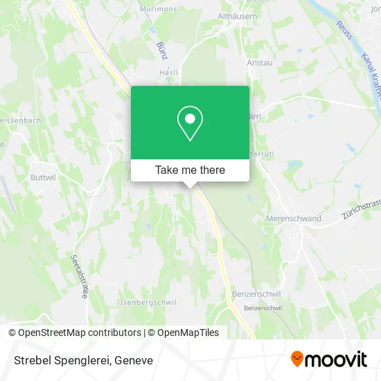 Strebel Spenglerei map