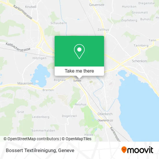 Bossert Textilreinigung map