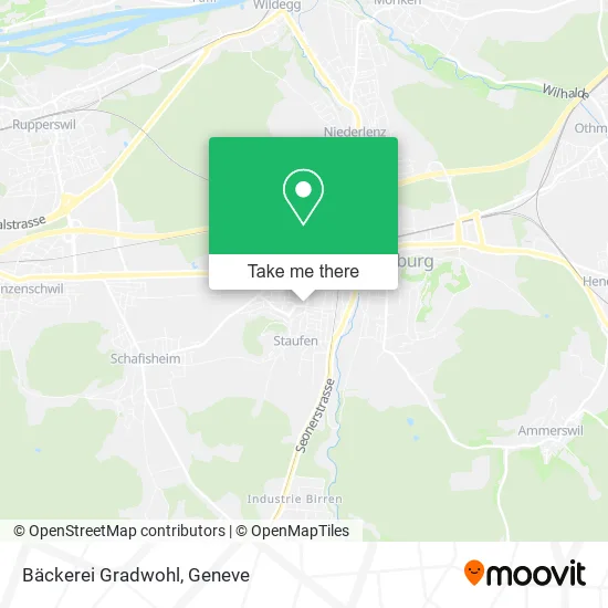 Bäckerei Gradwohl map