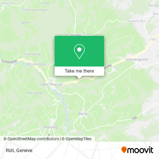 Rüti map