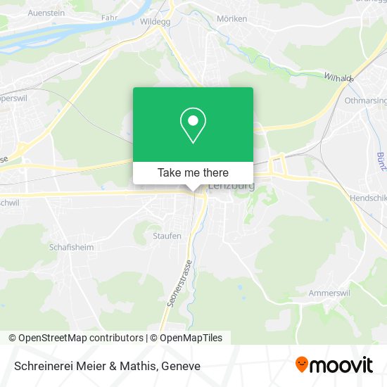 Schreinerei Meier & Mathis map