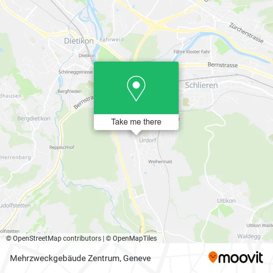 Mehrzweckgebäude Zentrum map