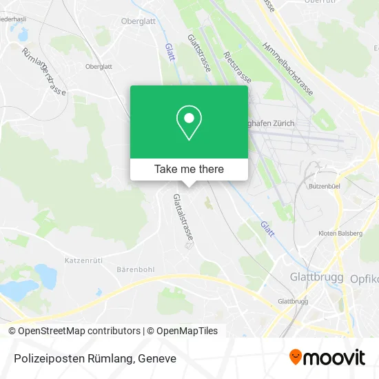 Polizeiposten Rümlang map