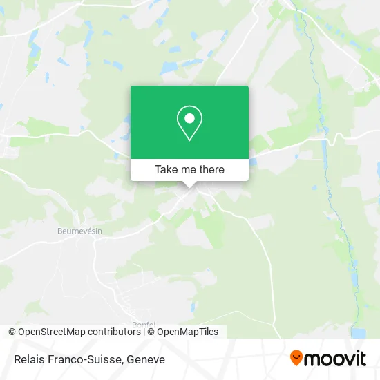 Relais Franco-Suisse map