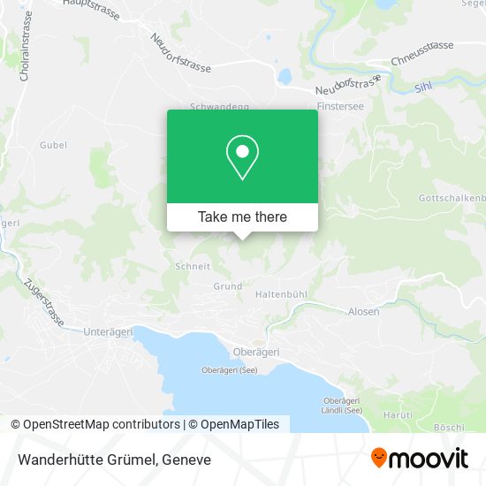 Wanderhütte Grümel map