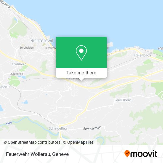 Feuerwehr Wollerau map