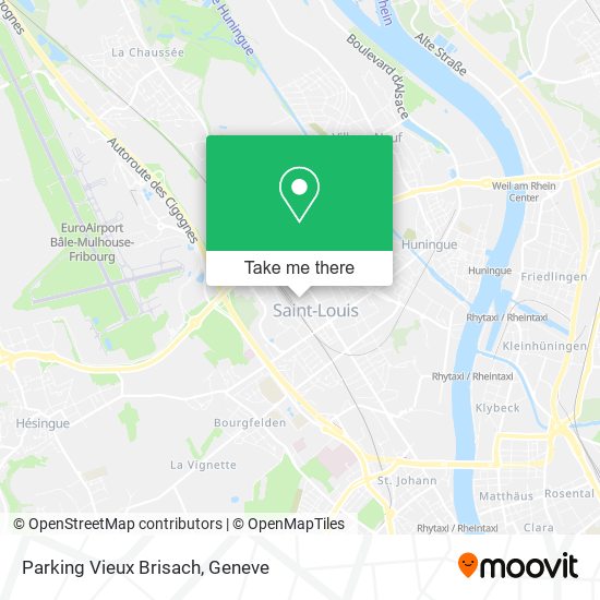 Parking Vieux Brisach map