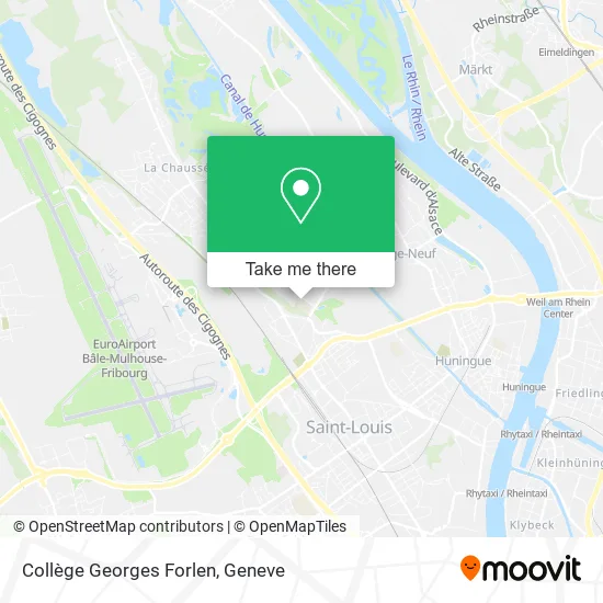 Collège Georges Forlen map