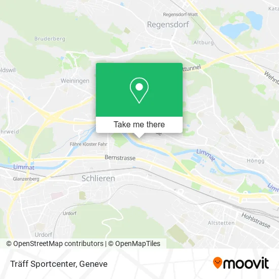 Träff Sportcenter map