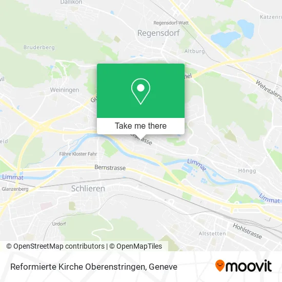Reformierte Kirche Oberenstringen map