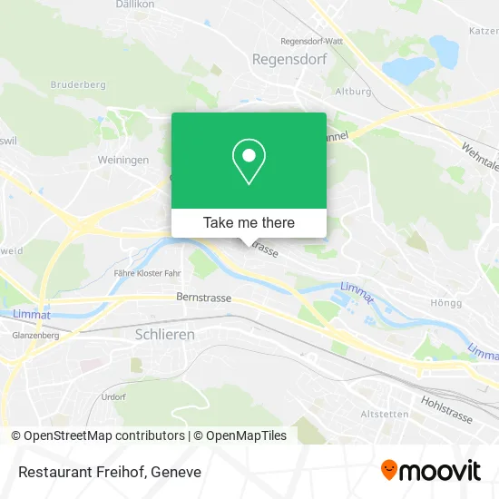 Restaurant Freihof map