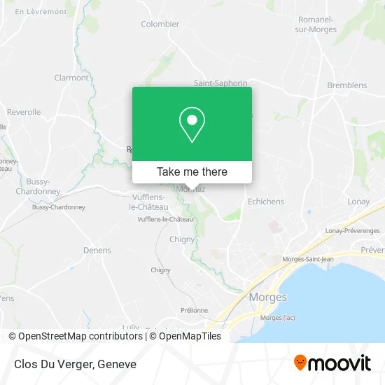 Clos Du Verger map