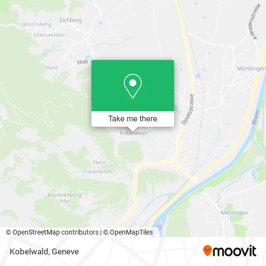 Kobelwald map