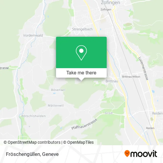 Fröschengüllen map