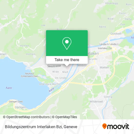 Bildungszentrum Interlaken Bzi map