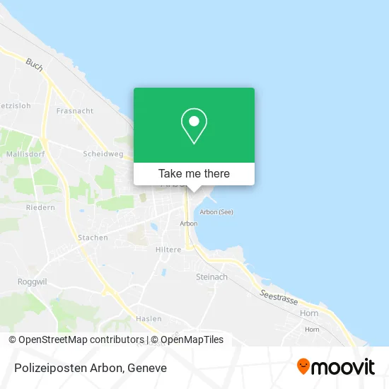 Polizeiposten Arbon map