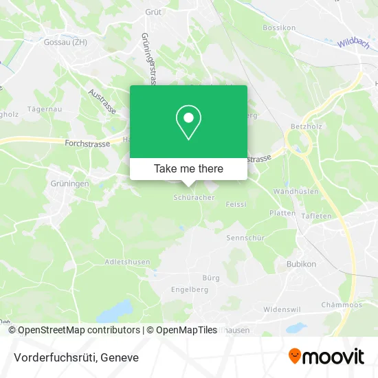 Vorderfuchsrüti map