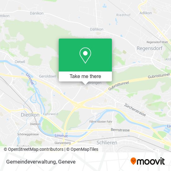 Gemeindeverwaltung map