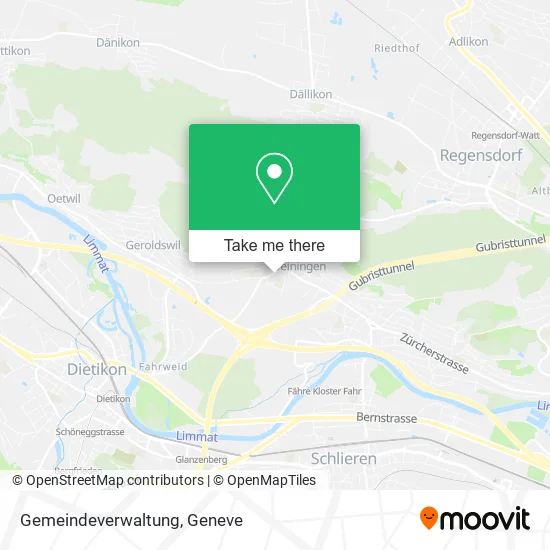 Gemeindeverwaltung map