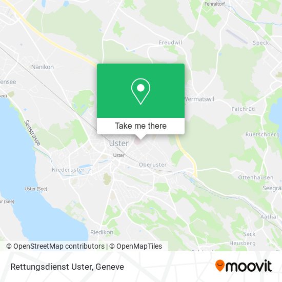 Rettungsdienst Uster map