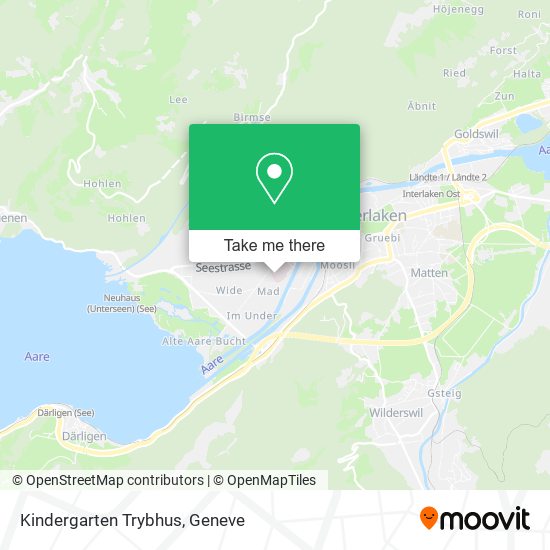 Kindergarten Trybhus map