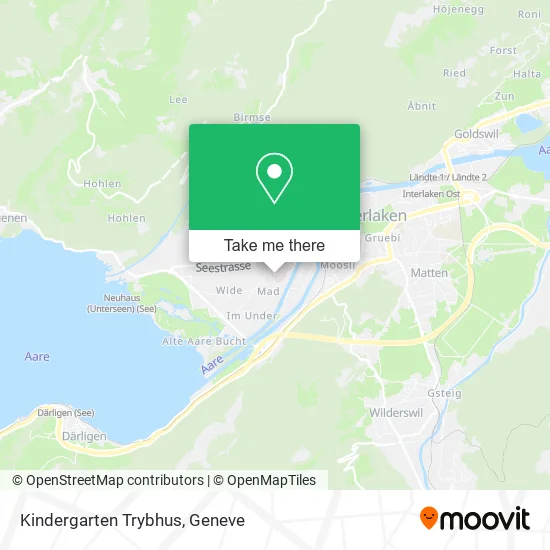 Kindergarten Trybhus map