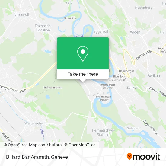 Billard Bar Aramith map