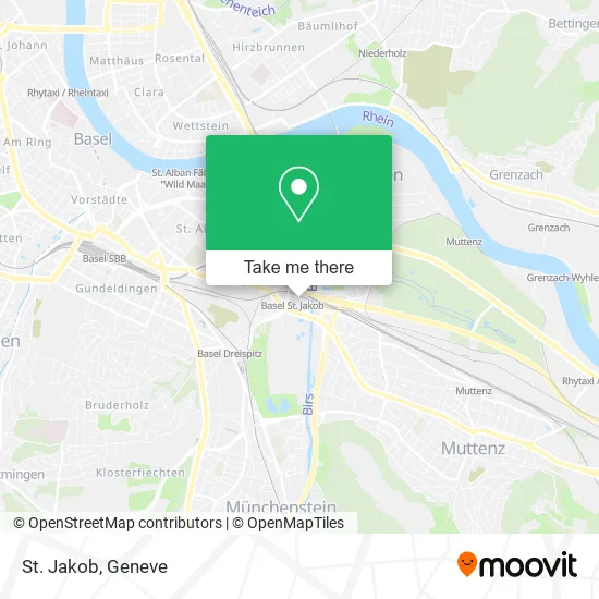 St. Jakob map