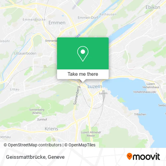 Geissmattbrücke map